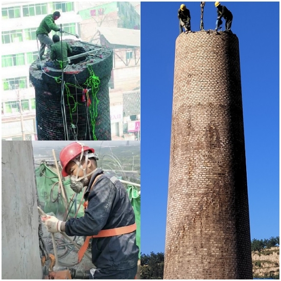 煙囪拆除公司的拆除技術(shù)與安全措施和規(guī)范